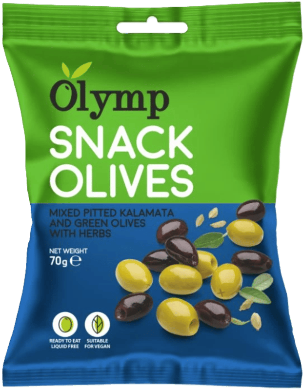 Olymp Snack Mix masline Kalamata fara samburi si masline verzi ierburi