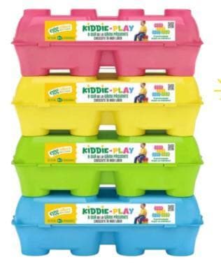 Eggcellent Kiddieplay Oua de la gaini pasunate M-L diverse culori