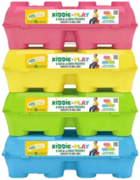 Eggcellent Kiddieplay Oua de la gaini pasunate M-L diverse culori