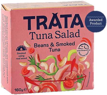 Trata Salata ton afumat cu fasole