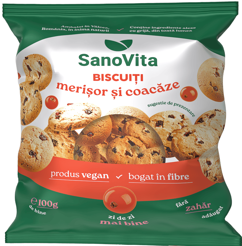 Sanovita Biscuiti merisor si coacaze