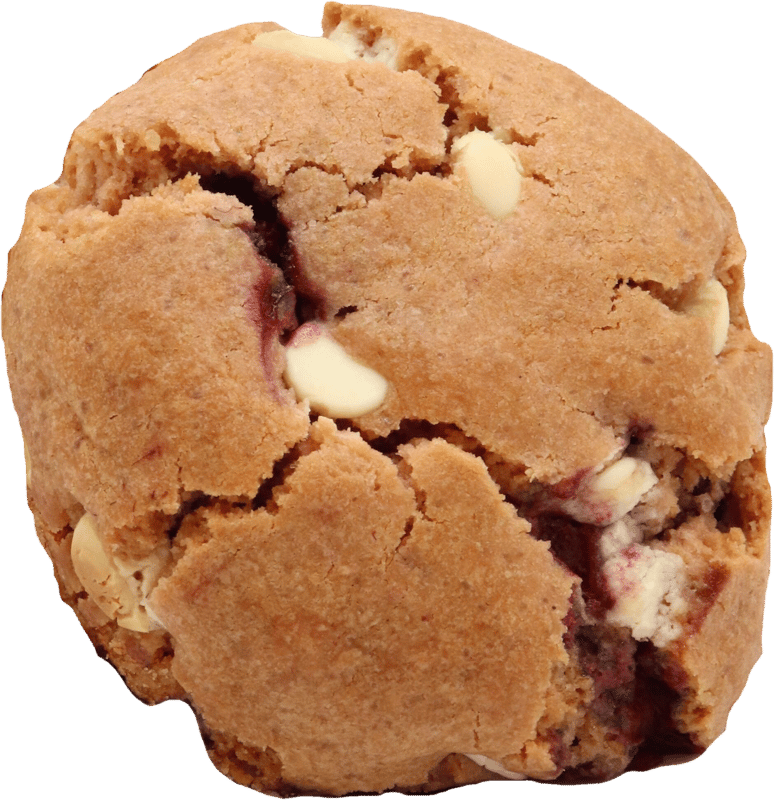 Baker House Cookie cu ciocolata alba si zmeura