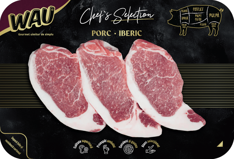 WAU Cotlet de porc iberic fara os feliat