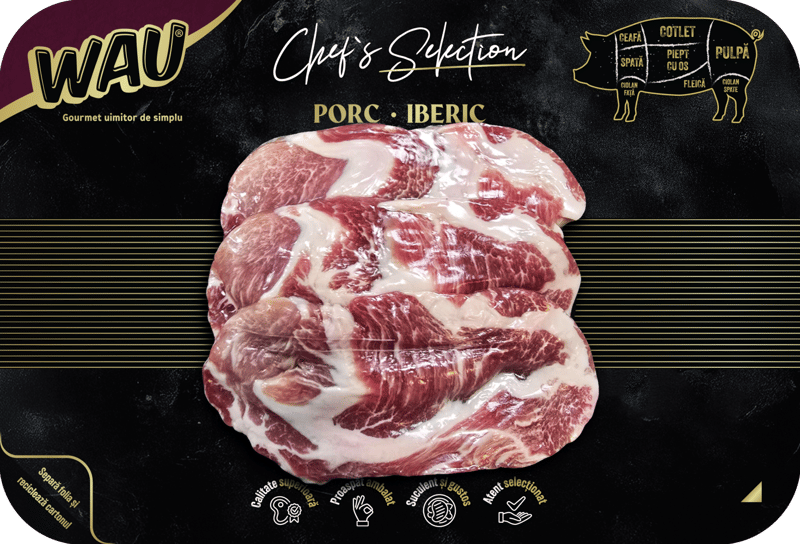 WAU Ceafa de porc iberic fara os feliata