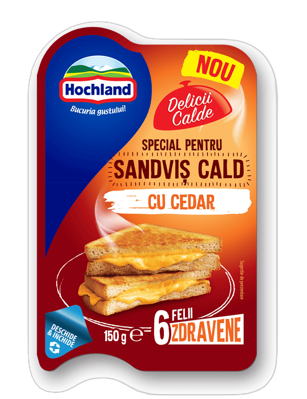 Hochland Delicii Calde Sandvis Cheddar