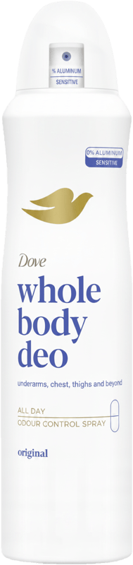 Dove Whole Body Original Antiperspirant spray