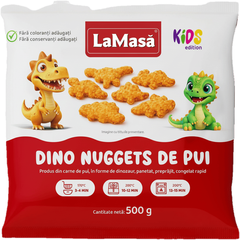La Masa Dino nuggets de pui