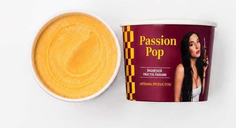ViceCream Inghetata artizanala cu fructul pasiunii si hiwater