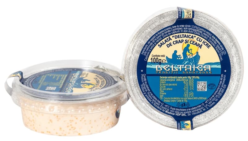 Deltaica Salata cu icre de crap si ceapa  (24.5% icre)