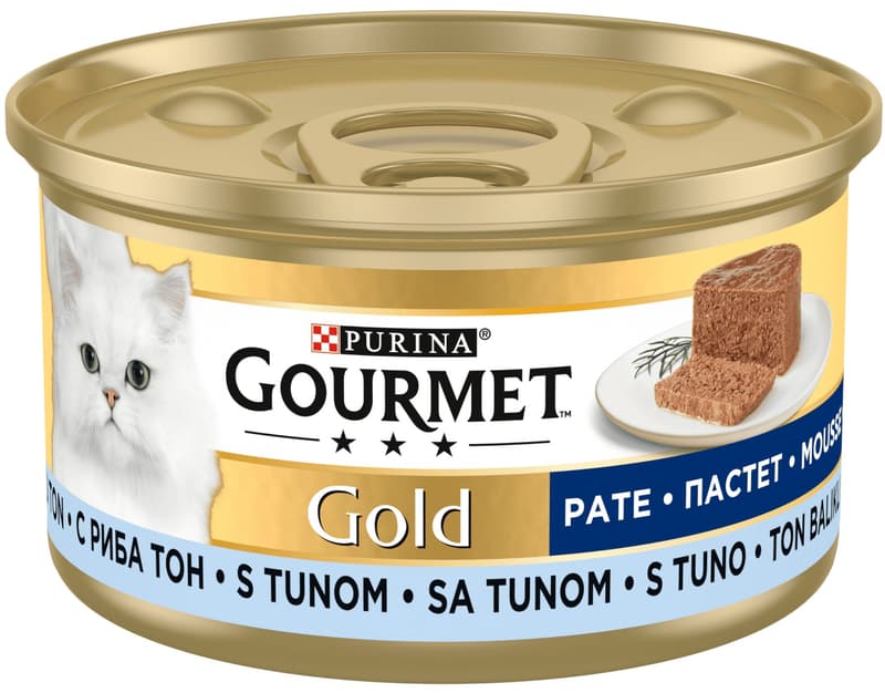 Gourmet Gold Mousse Hrana umeda pisici cu ton