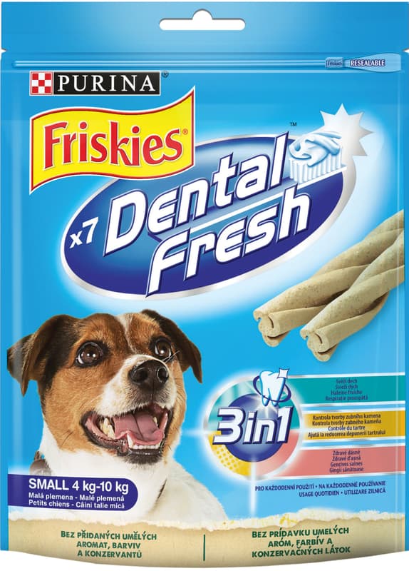 Friskies Dental Fresh Recompense caini de talie mica