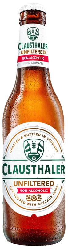 Clausthaler Unfiltered Premium Alcohol Free Unfiltered Beer