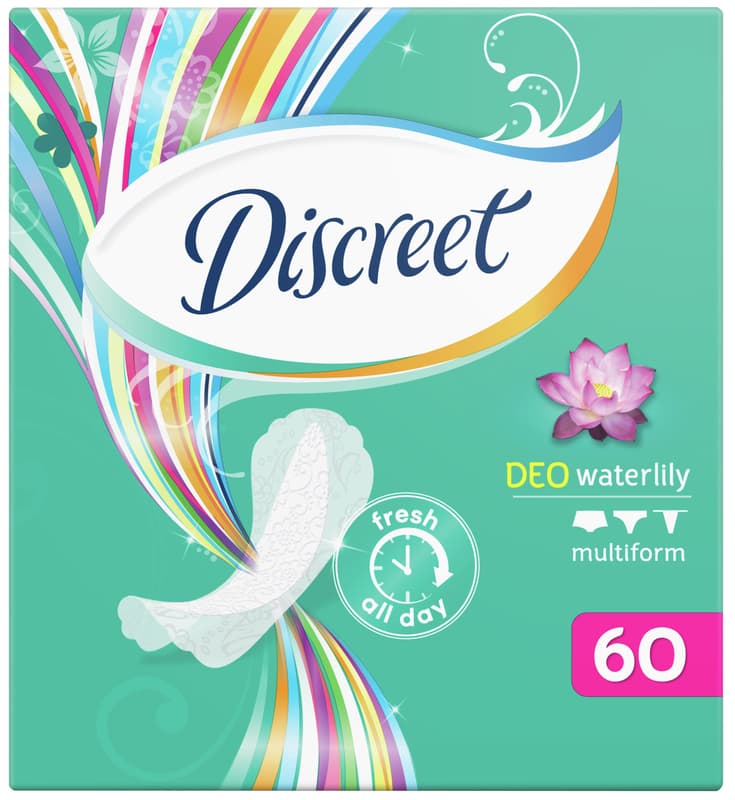 Discreet Absorbante zilnice Deo Water Lily