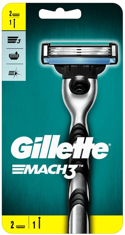 Gillette Aparat de ras Mach3 cu 2 rezerve
