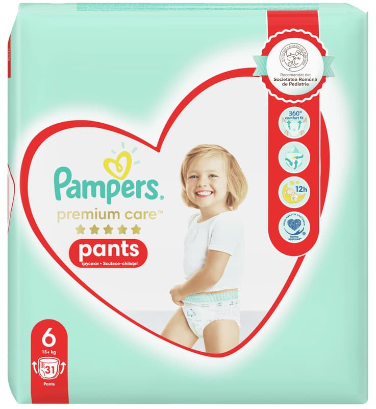 Pampers Premium Care Pants Diapers size 6, 15+ kg