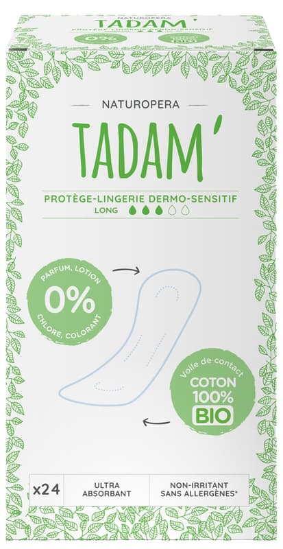 Tadam ECO Hypoallergenic Long Pantyliners