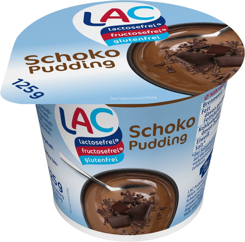 LAC Lactose and Fructose Free Chocolate Pudding