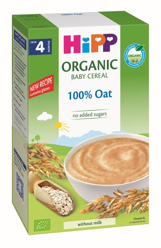 Hipp ECO Cereale-ovaz, de la 4 luni