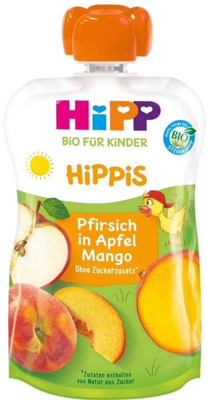 Hipp ECO Piure mar, mango, piersica
