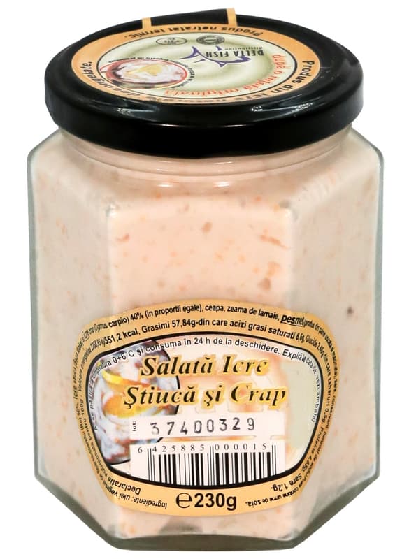 Delta Fish Salata Icre stiuca si crap (40% icre)