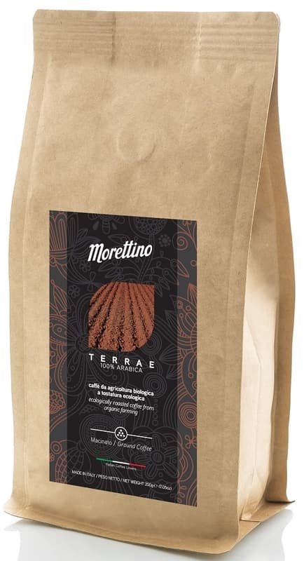 Morettino ECO Cafea macinata artizanala Terrae 100% Arabica