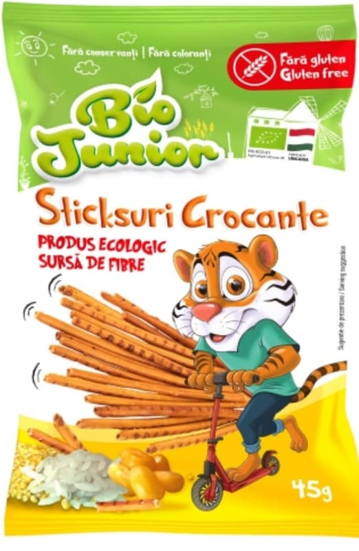 Bio Junior ECO Sticks fara gluten sursa de fibre
