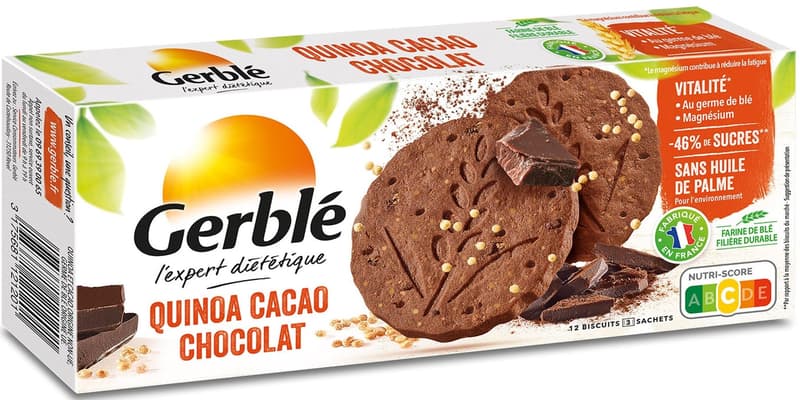 Gerble Expert dietetic Biscuiti cu quinoa si cacao