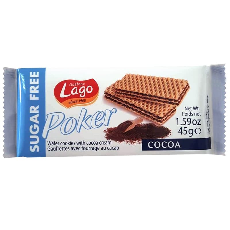 Lago Sugar-Free Cocoa Cream Wafers