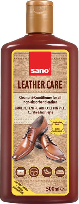 Sano Leather Care Emulsion for Cleaning Leather Goods