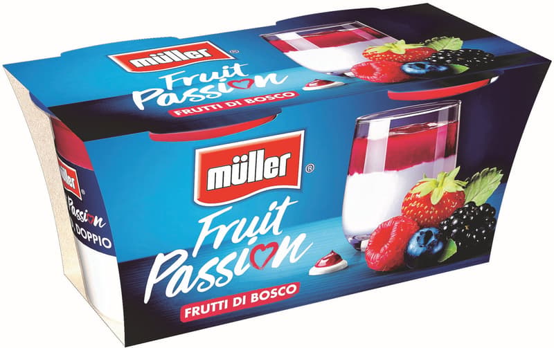 Muller Iaurt Fruit Passion cu fructe de padure