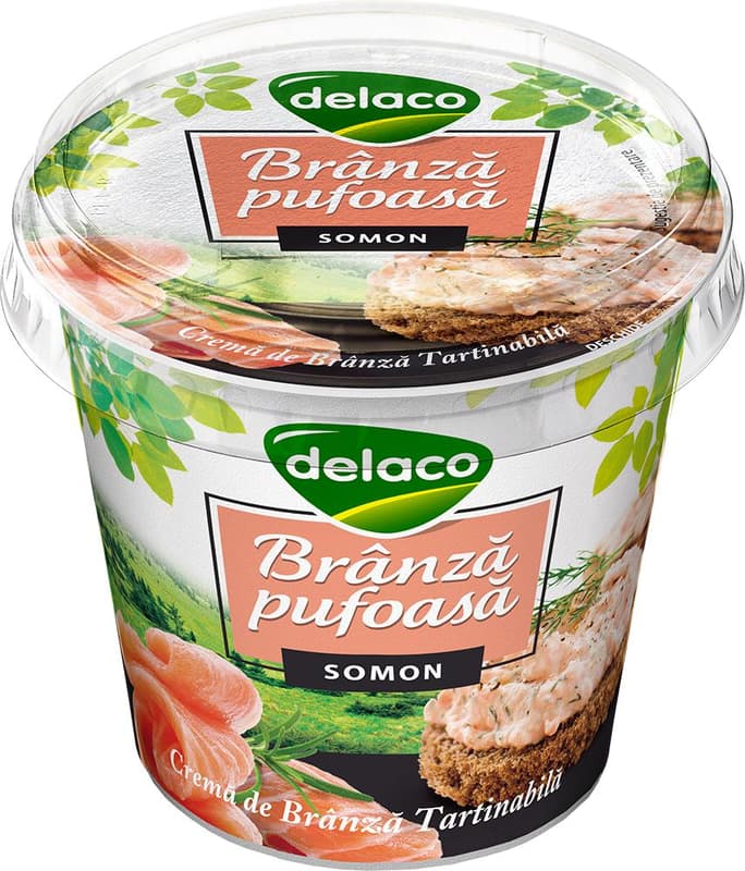 Delaco Branza pufoasa somon