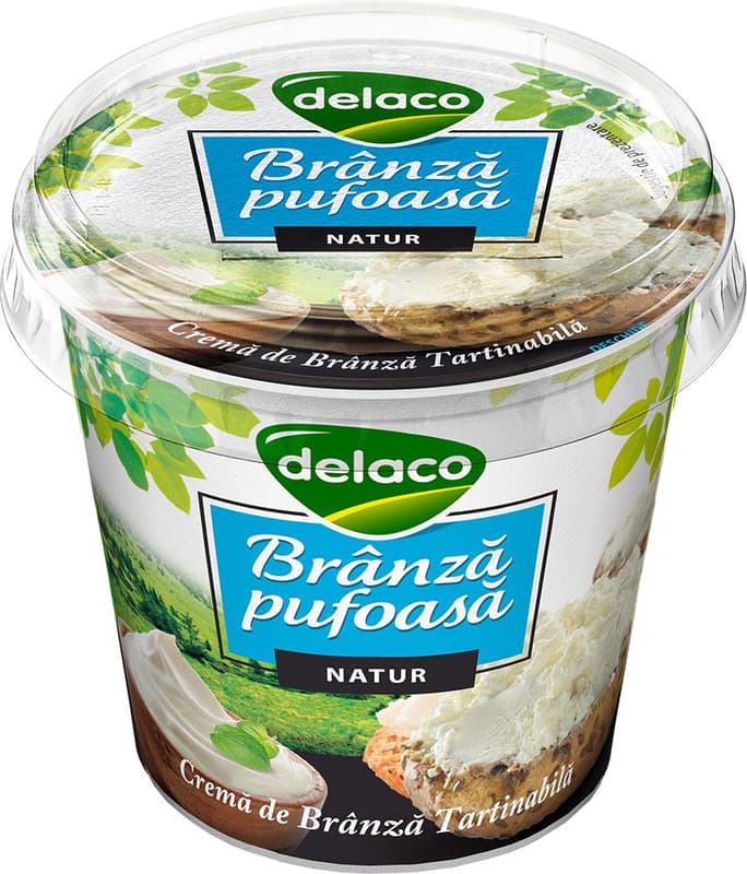 Delaco Branza pufoasa natur