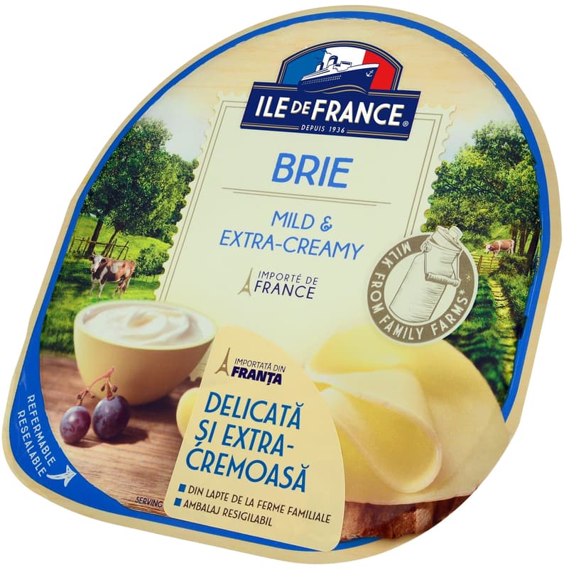 Ile de France Brie Slices