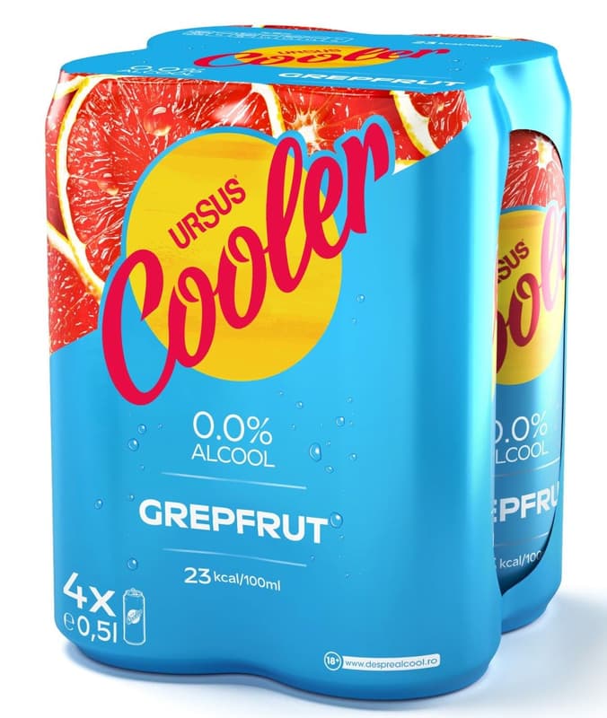 Cooler Grapefruit Beer 4 pack can
