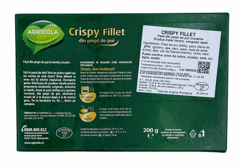 Agricola Crispy fillet