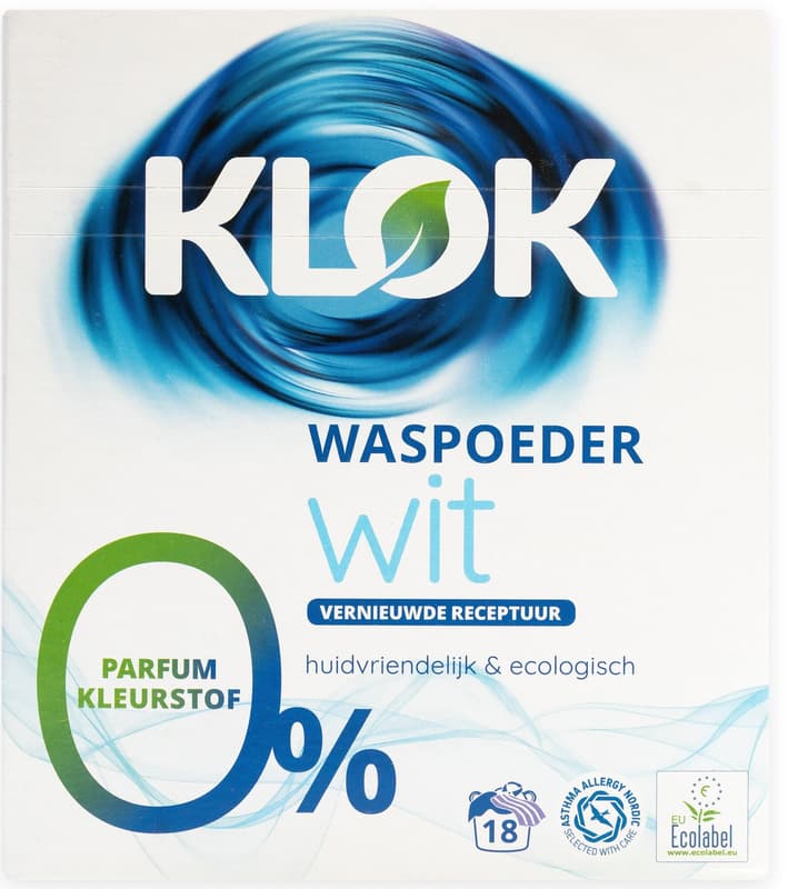 Klok ECO Detergent pudra pentru rufe albe