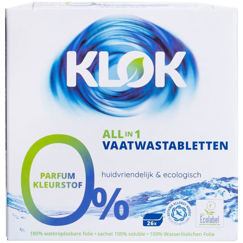 Klok ECO Detergent capsule pentru masina de spalat vase