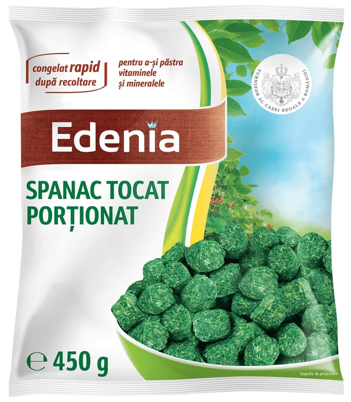 Edenia Spanac tocat portionat congelat