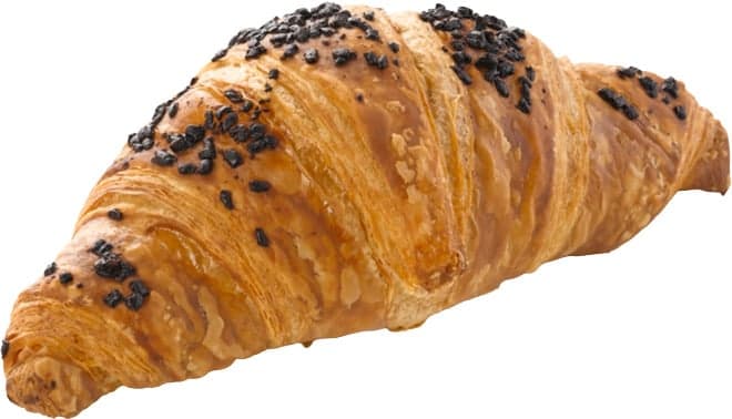 Croissant cu ciocolata si crema de alune