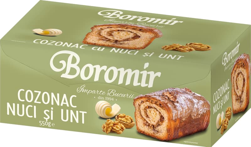Boromir Cozonac cu nuci si unt