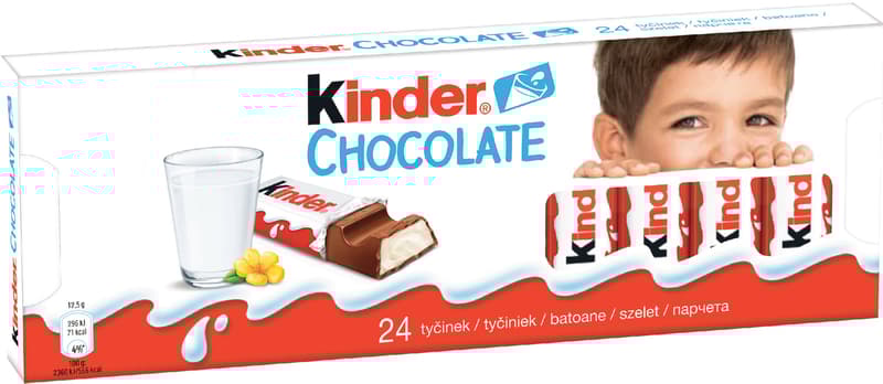 Kinder Milk Chocolate Bars