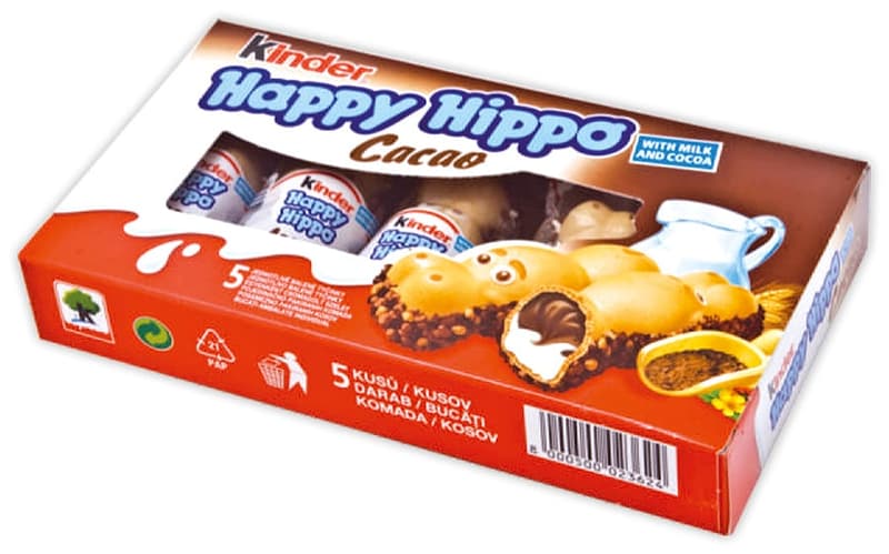Kinder Happy Hippo Milk and Cocoa