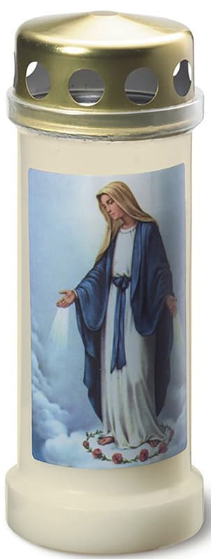 Bolsius Candela nr.6 cu capac Maica Domnului (~85h)