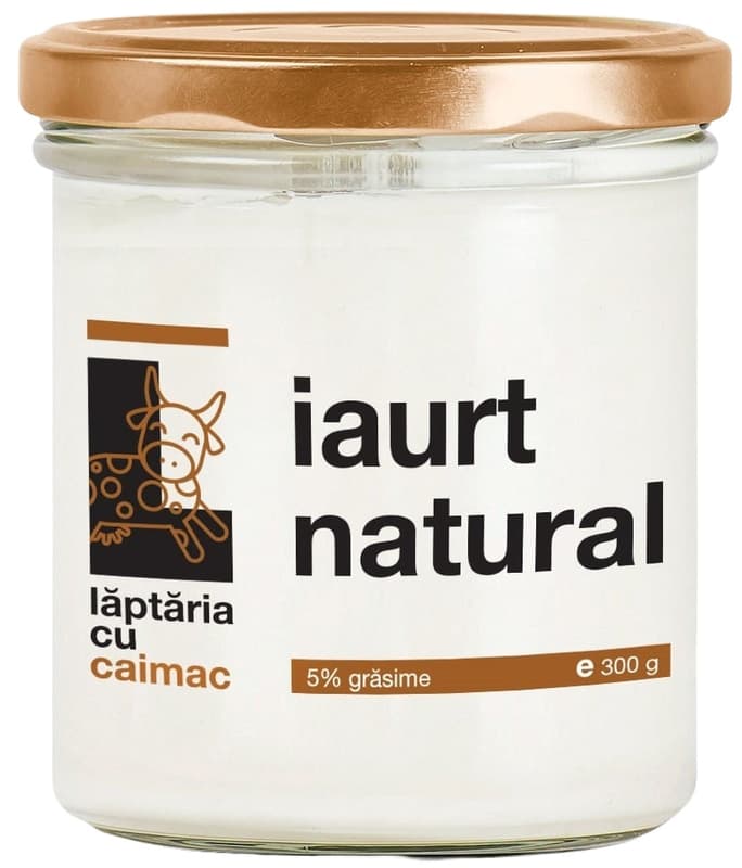 Laptaria cu caimac Iaurt natural 5%