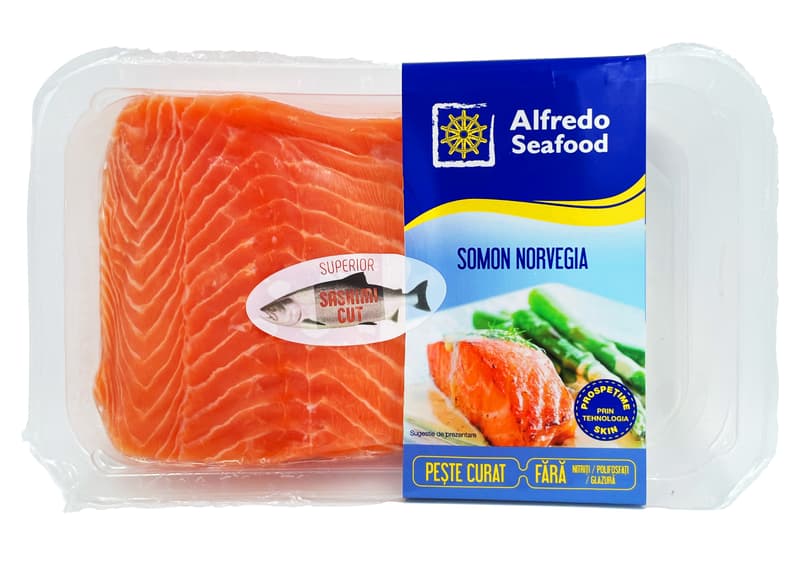 Alfredo Seafood Norwegian Salmon Sashimi