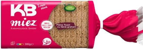 KB Toast miez cu faina graham