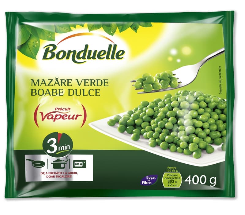 Bonduelle Steamed peas frozen