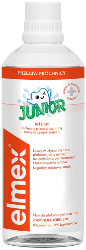 elmex Caries Protection Junior Apa de gura, 6-12ani