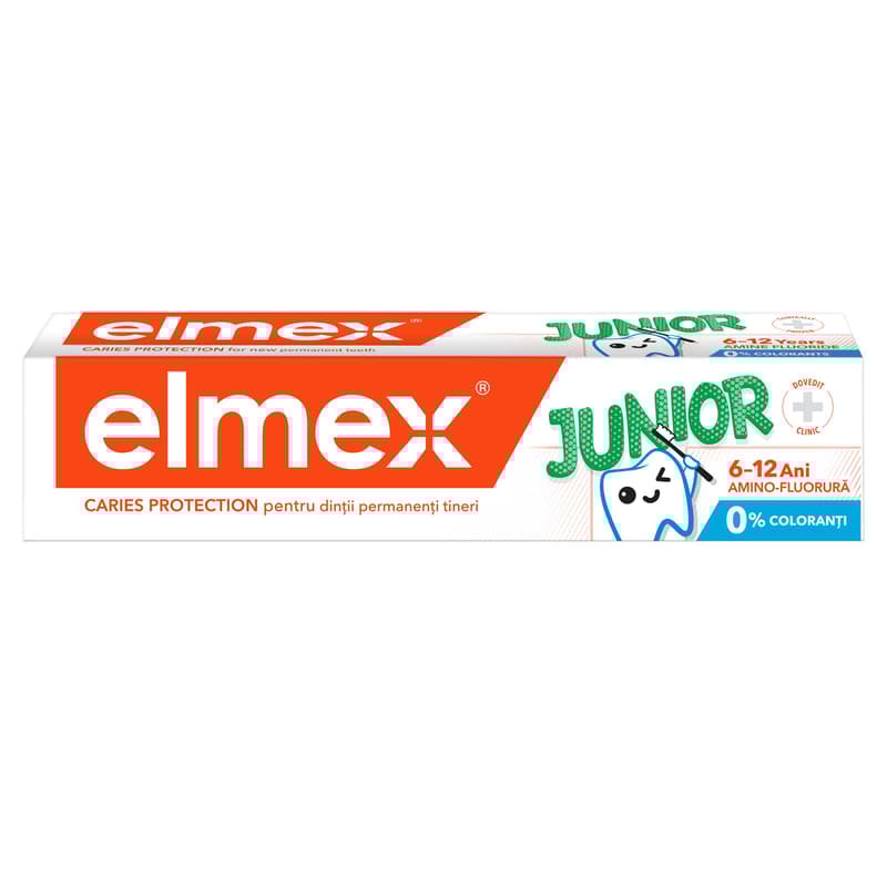 elmex Junior Pasta de dinti pentru copii varsta 6 - 12 ani