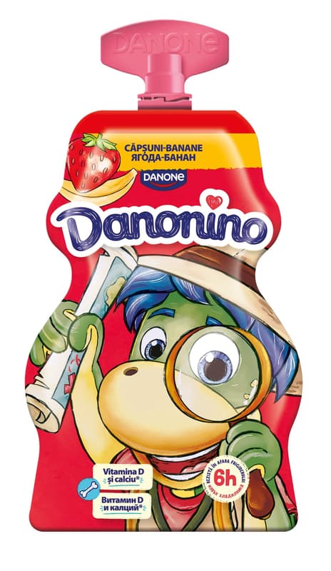 Danonino Kids' Yogurt with Strawberries and Bananas
